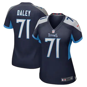 womens nike dennis daley navy tennessee titans game player 